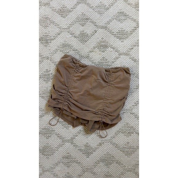 Free People Movement Ruched Drawstring‎ Mini Skort - Picture 3 of 10